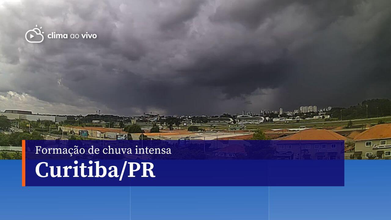 Forma O De Chuva Intensa Em Curitiba Pr Clima Ao Vivo